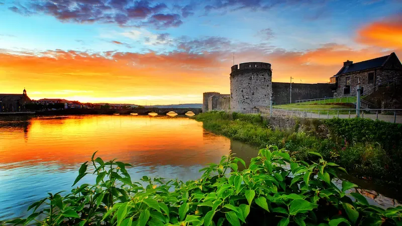 View of a lake in Limerick