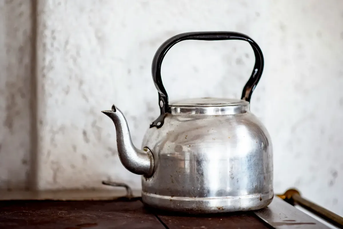 Kettle on the stove