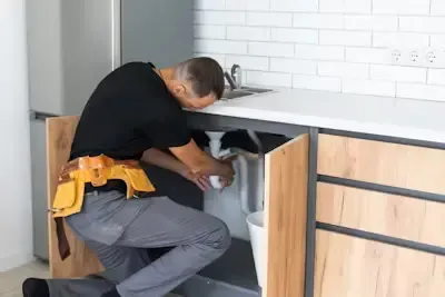 Installing under a sink